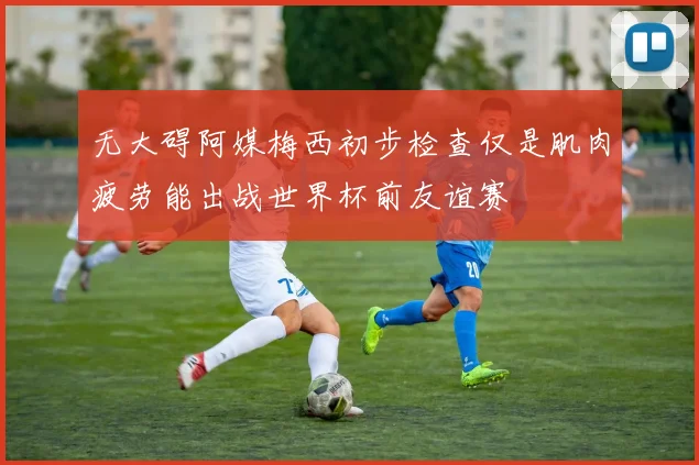 无大碍阿媒梅西初步检查仅是肌肉疲劳能出战世界杯前友谊赛